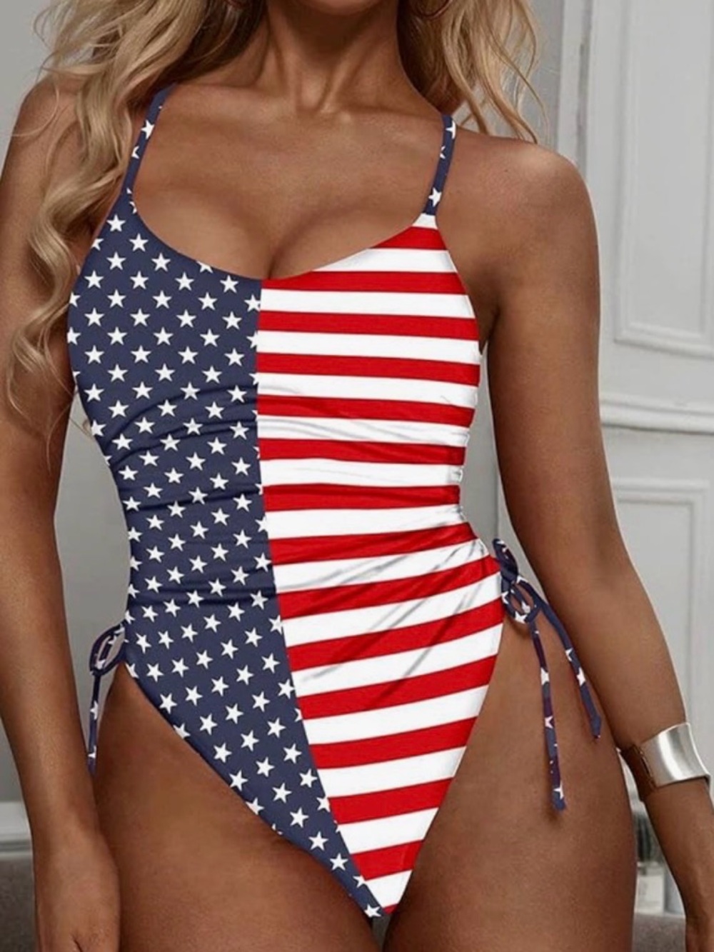 Red, White & Blue Swimsuit